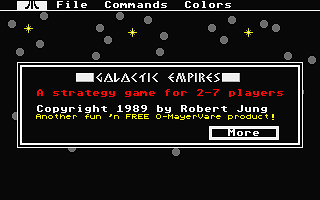 Galactic Empires atari screenshot